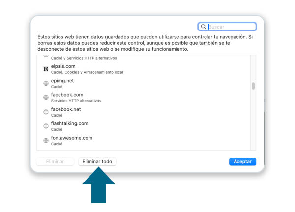 seleccion de cookies